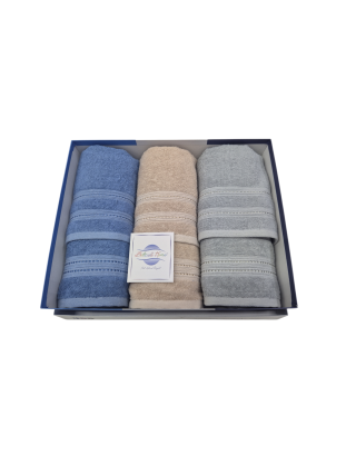 Set 3+3 asciugamani spugna...