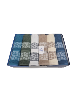 Set 6+6 asciugamani spugna...