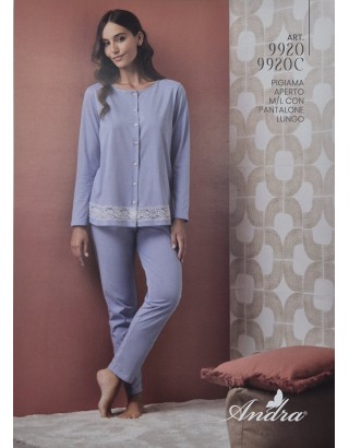 Pigiama donna Aperto 100%...